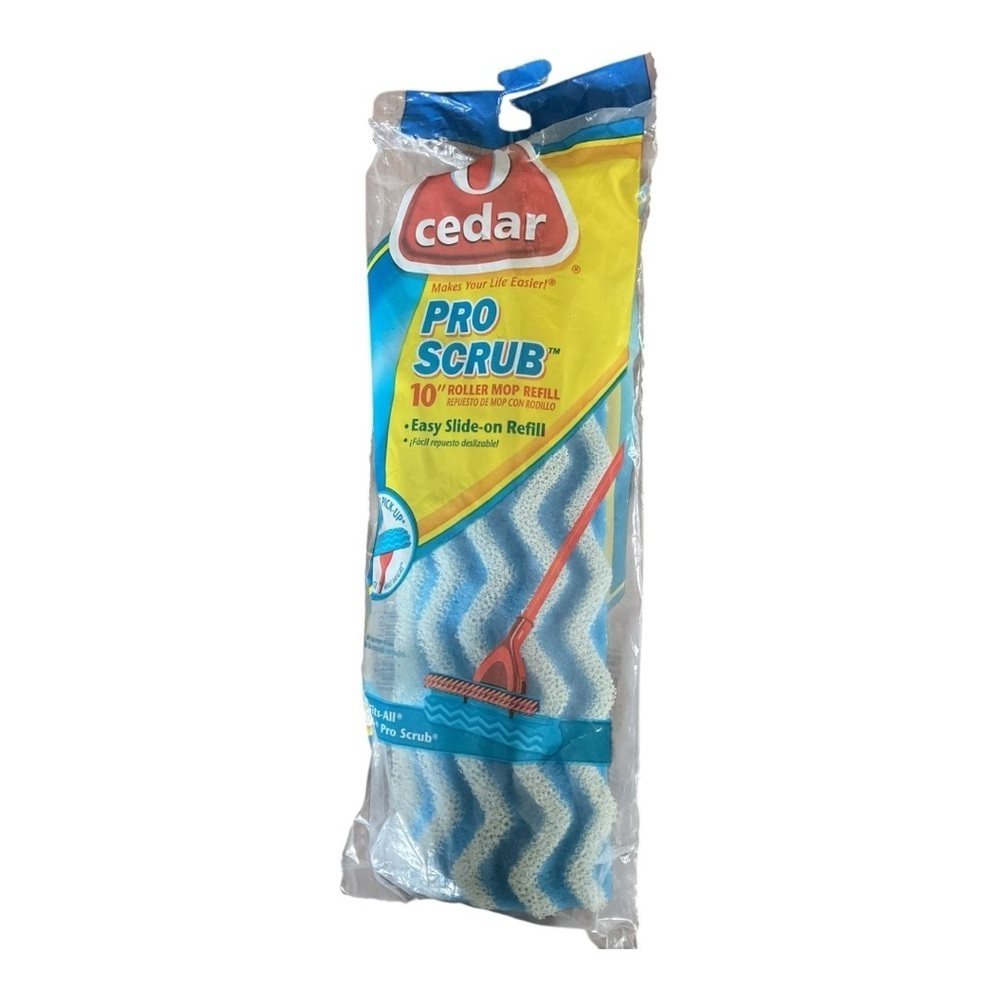 O Cedar Pro Scrub 10" Roller Mop Refill Wave Sponge Head Replacement Slide